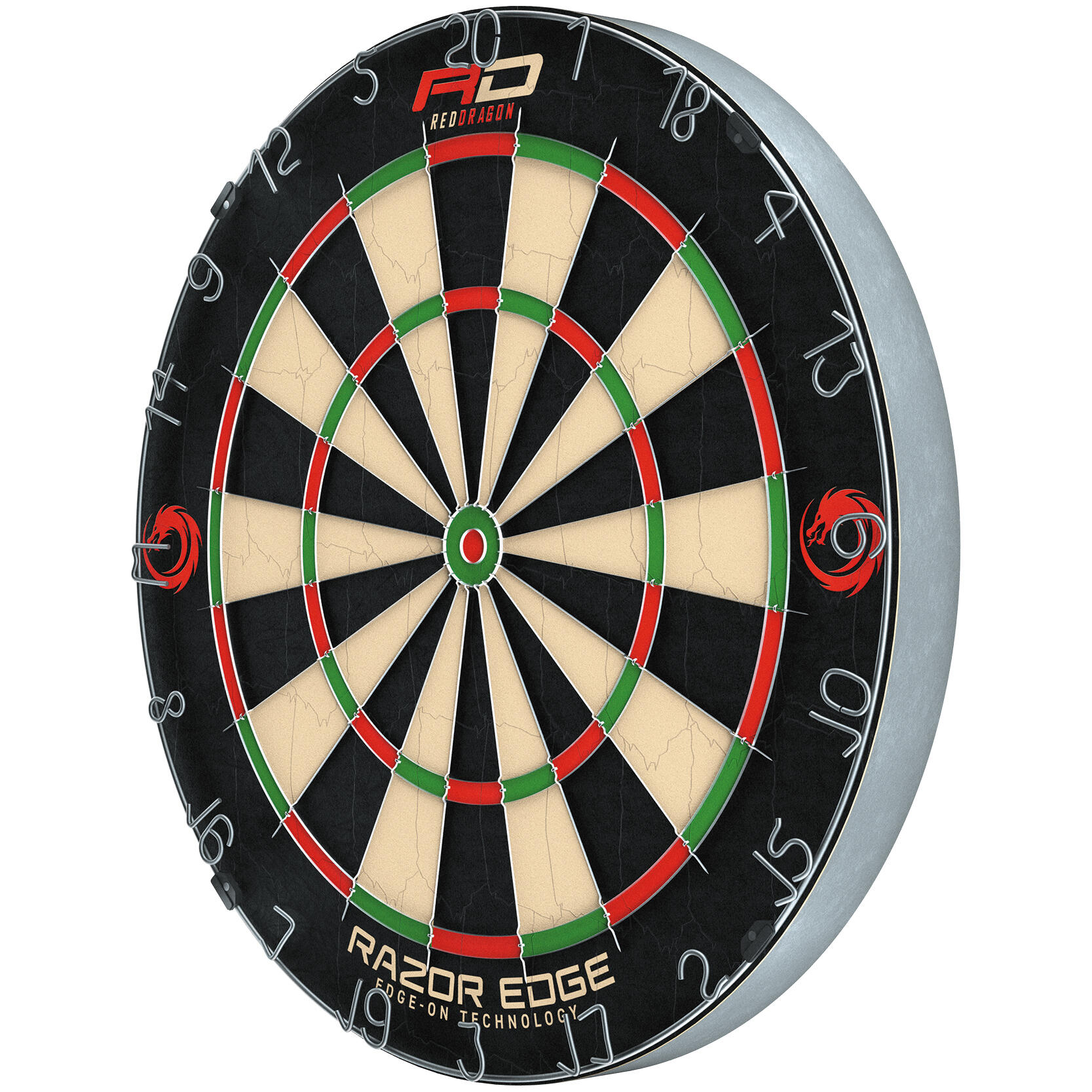 Red Dragon Razor Edge Professional Bristle Dartboard RED DRAGON DARTS Decathlon