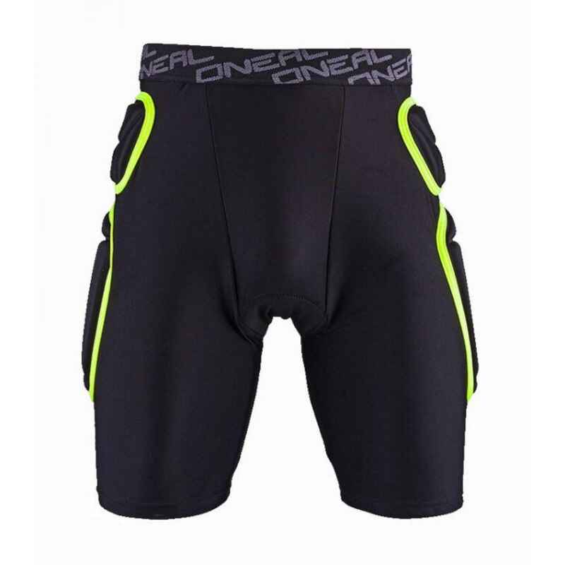 Trail Short Protektor Unterhose - Schwarz/Lime