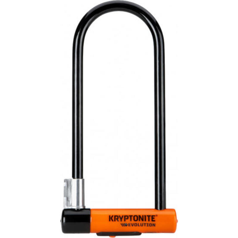 beugelslot Evolution High 29,2 cm staal zwart/oranje