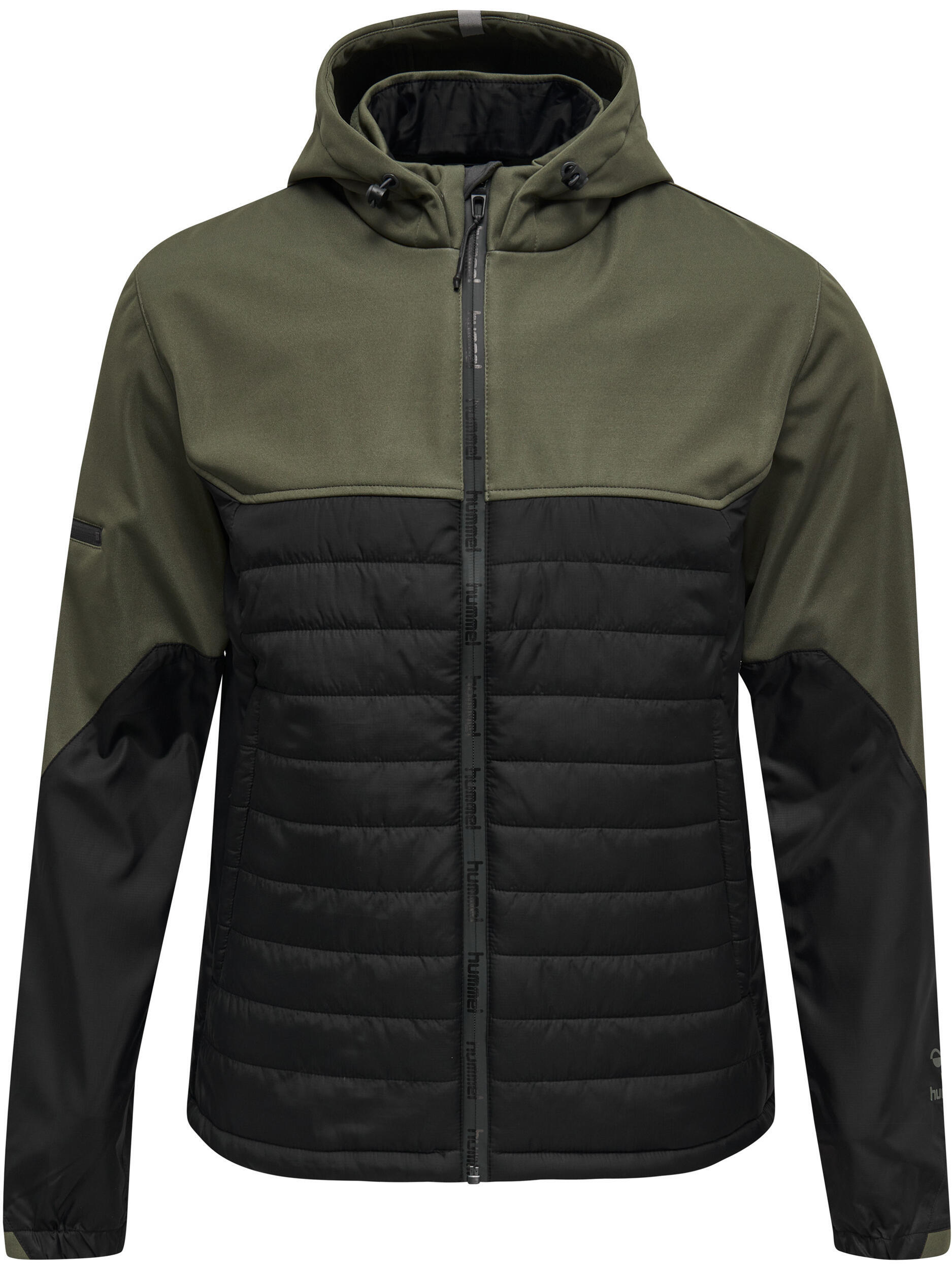 Hummel - Hmlnorth Hybrid Jacket Veste Hybride Homme - Doudoune Duvet - Noir|vert - 38 S - Decathlon