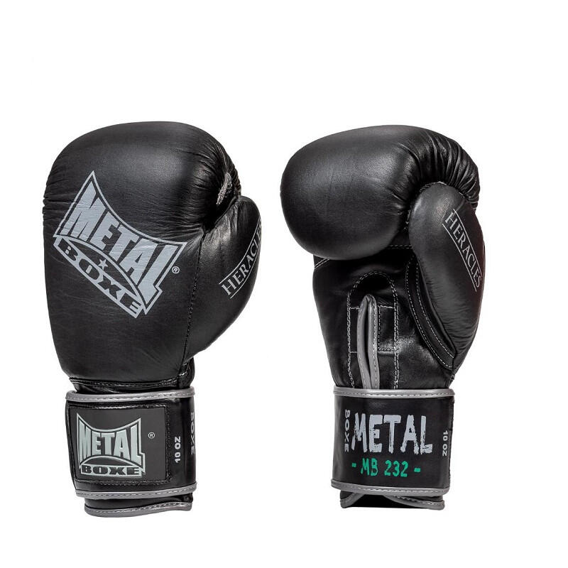 Gants en cuir Heraclès Métal boxe