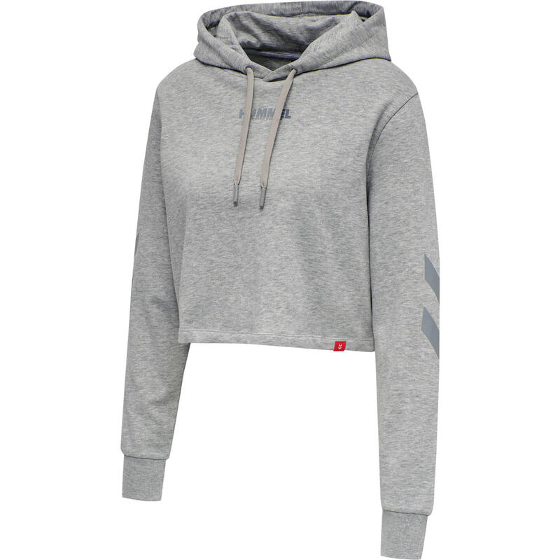 Dames sweatshirt met capuchon Hummel hmllegacy cropped