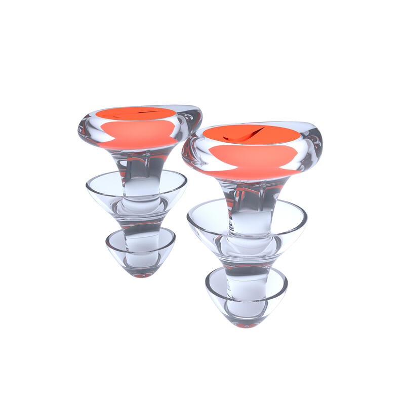 Zatyczki do uszu nike ear plugs hyper crimson