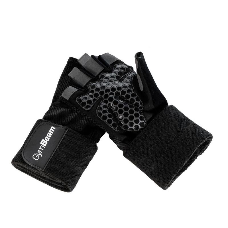 Rękawiczki fitness damskie GymBeam Guard Black