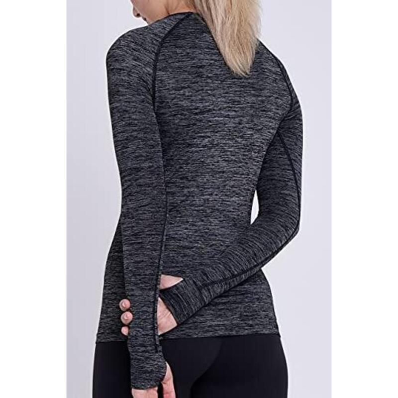 Dames Elle Long Sleeve V-hals Top