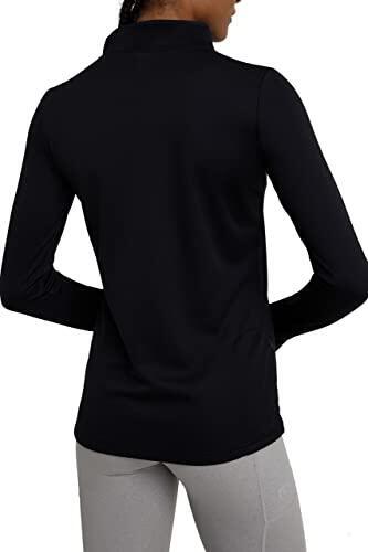 Dames Cloud Fleece ¼ Zip Top met ritszak.