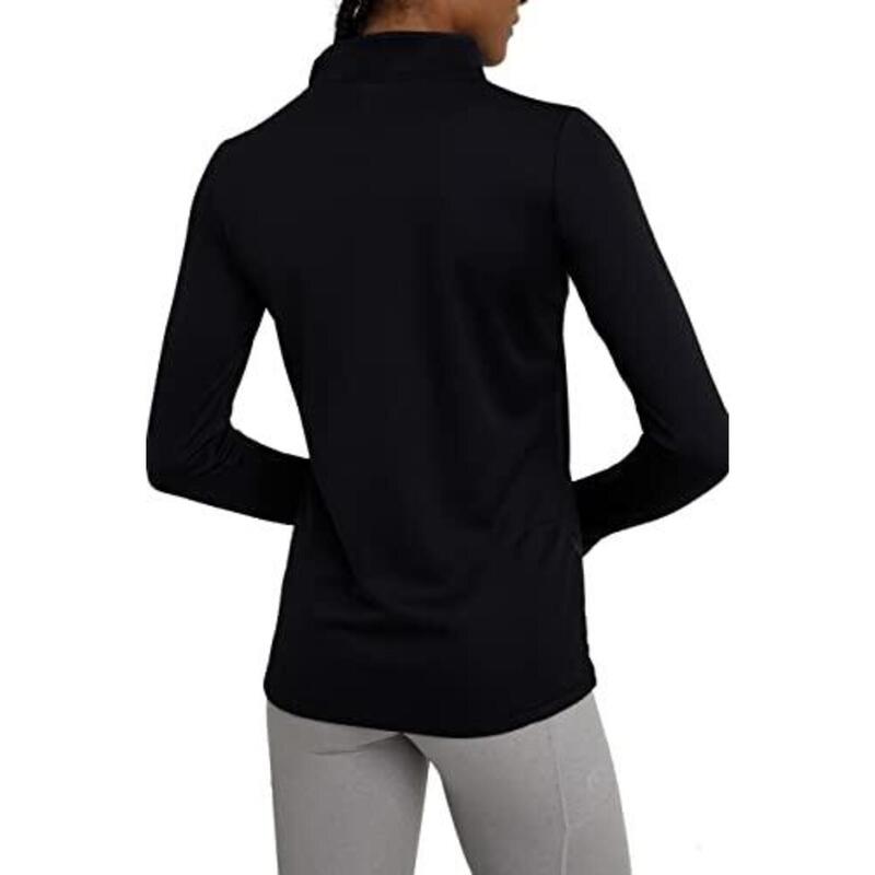 Haut Cloud Fleece avec Fermeture 1/4 et Poche à Fermeture Éclair pour Femmes