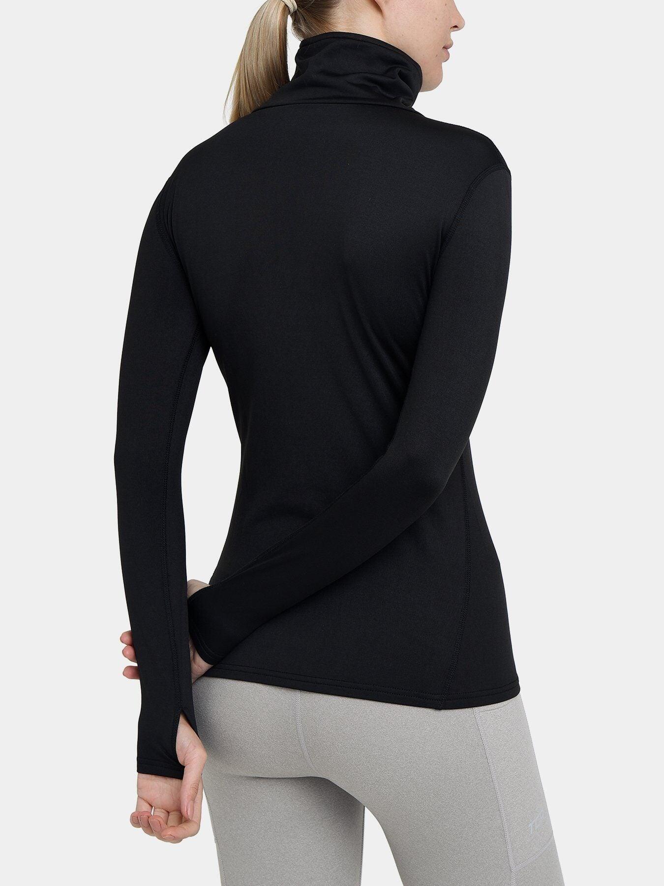 Women's Thermal Funnel Neck Top - Black Rock 2/5