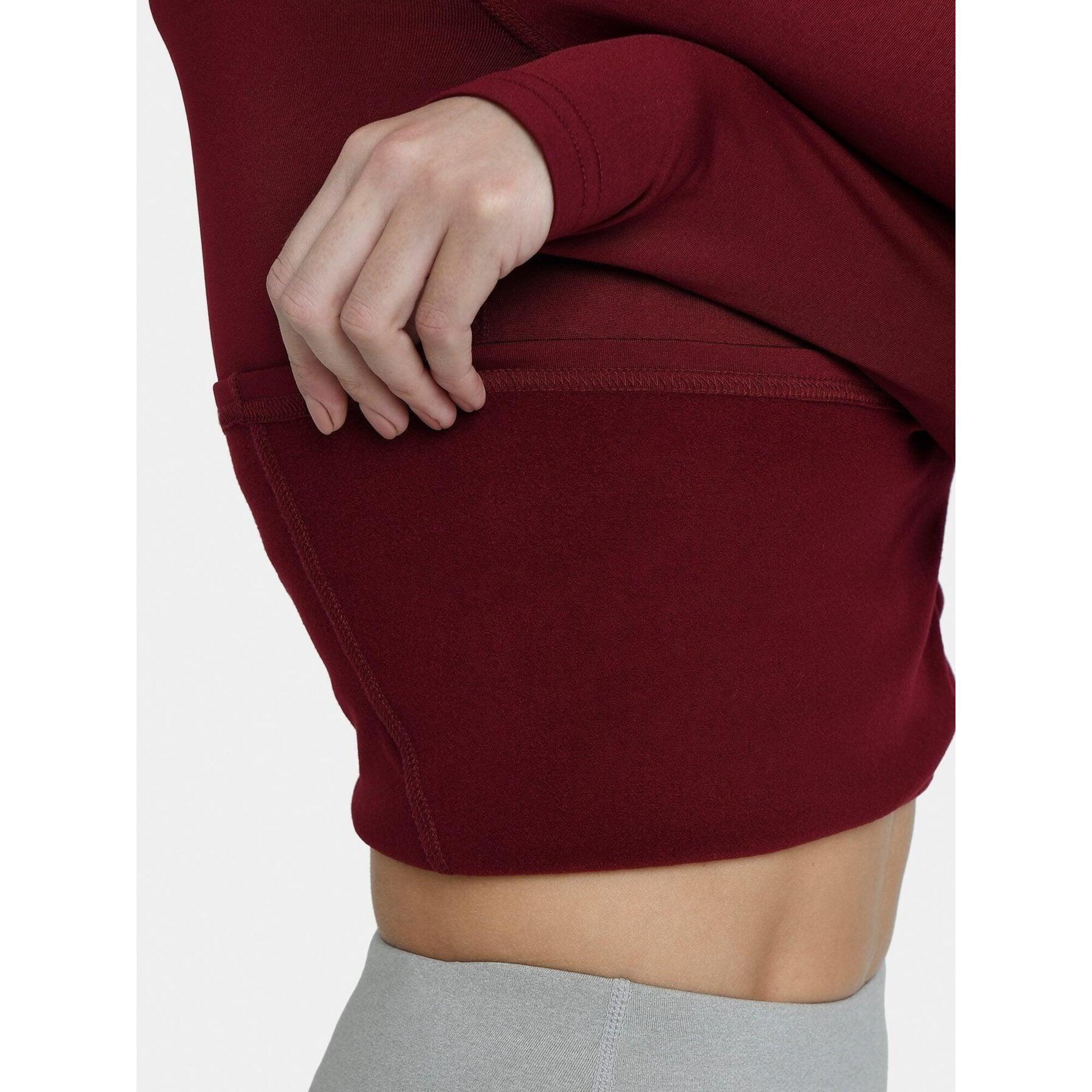 Women's Thermal Funnel Neck Top - Cabernet 5/5