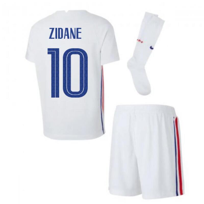 2020-2021 France Away Nike Little Boys Mini Kit (ZIDANE 10)