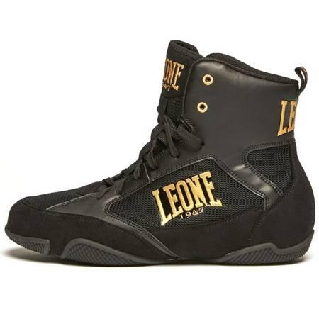 Leone1947 Bota de Boxeo Premium Negra 47 4/7
