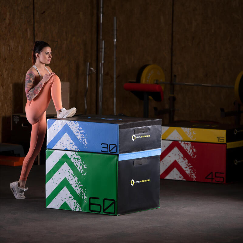 Plyo-boxes soft set HMS PREMIUM PYBS01 (4 pièces)