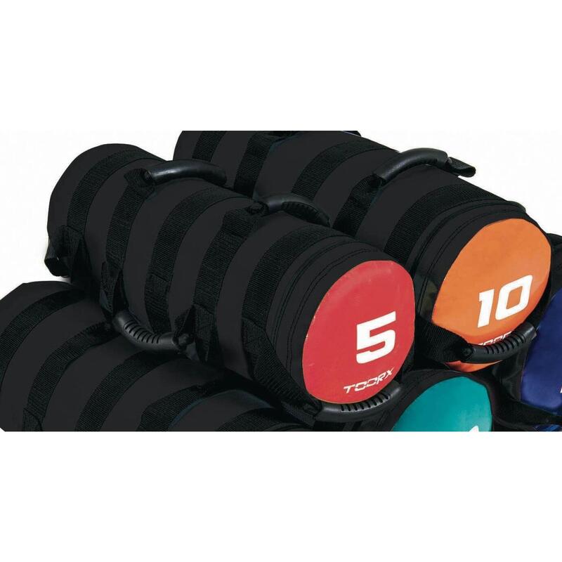 Toorx Powerbag met 6 hendels - Oranje/zwart 10 kg