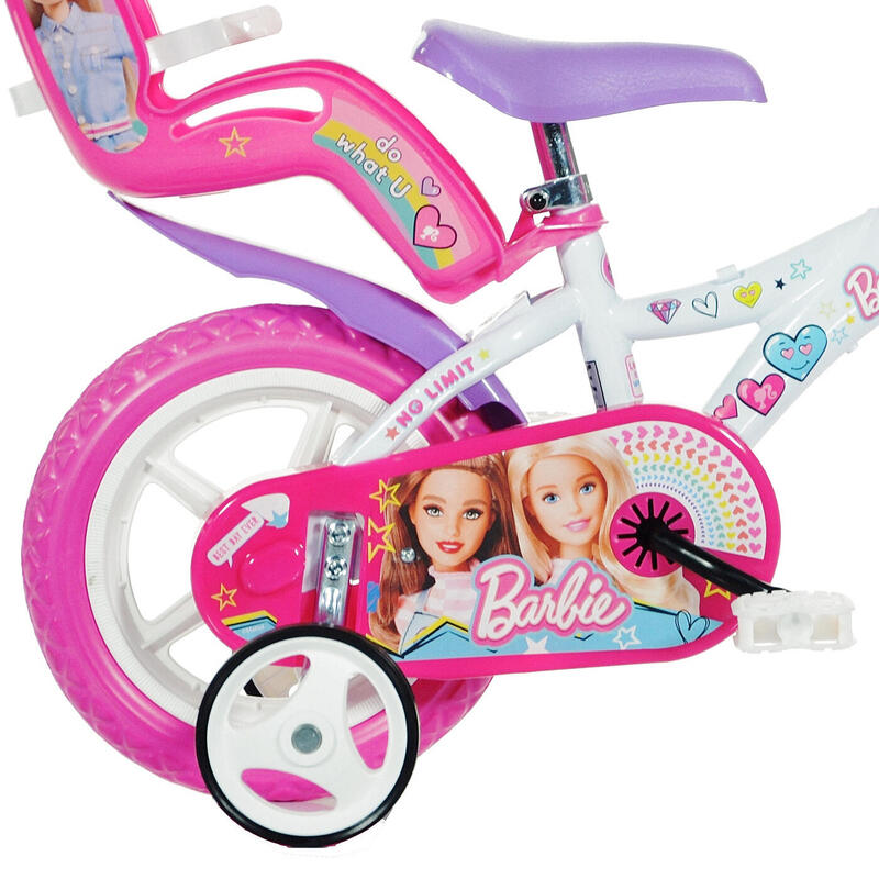 Bicicleta de Menina 12 polegadas Barbie 3-5 anos