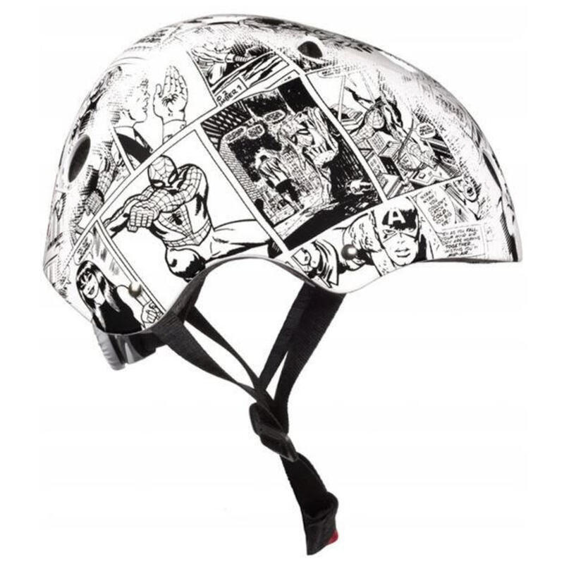 Disney fietshelm The Avengers ABS/EPS wit/zwart maat 54-58 cm