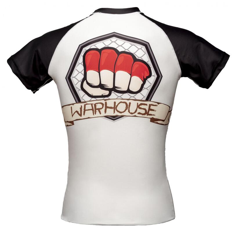Rashguard do MMA męski WARHOUSE Logo z krótkim rękawem