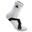 Wucht P5.1 中筒羽毛球襪 - 白色/黑色