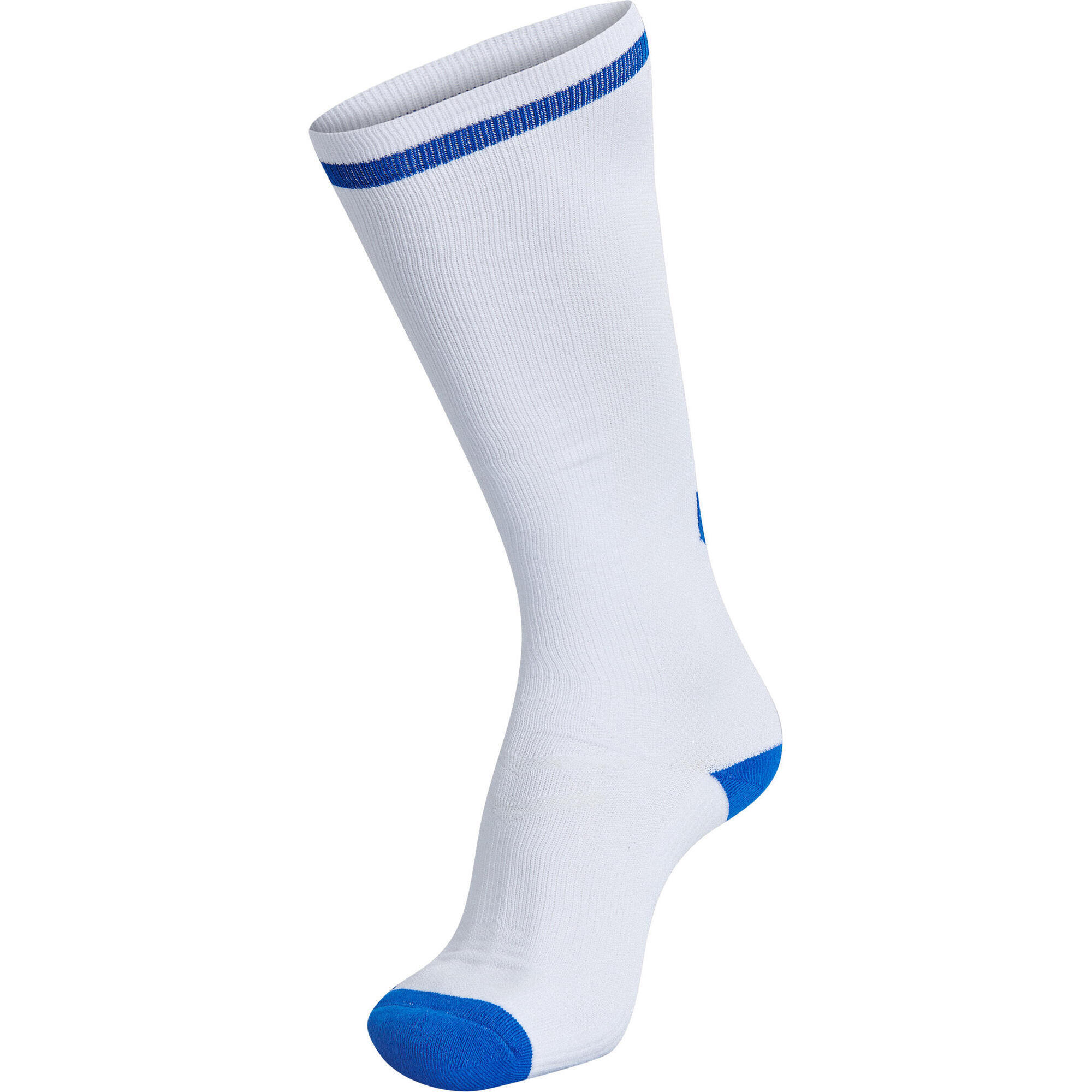 Hummel - Enfiler Long Chaussettes Elite Indoor Adulte Hummel - Chaussettes - Blanc|bleu - 43/46 - Decathlon