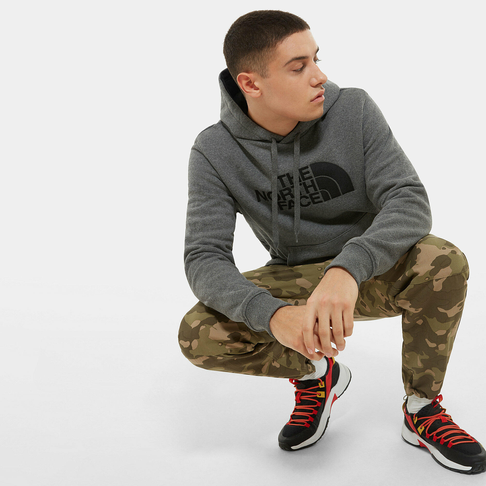 The North Face - Sweatshirt À Capuche The North Face Drew Peak - Sweat-shirt - Bleu|multicolore|noir - 40 M - Decathlon