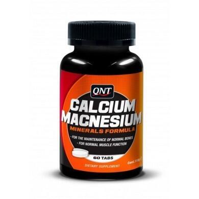 Calcium et magnésium QNT - 60 tabs