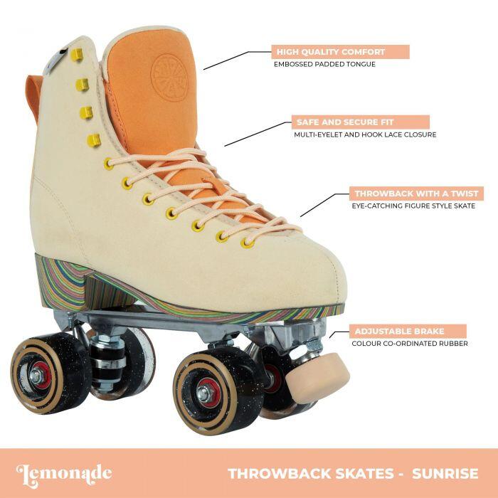 LMNADE Throwback Roller Skates - Sunrise Pastel Yellow 2/5