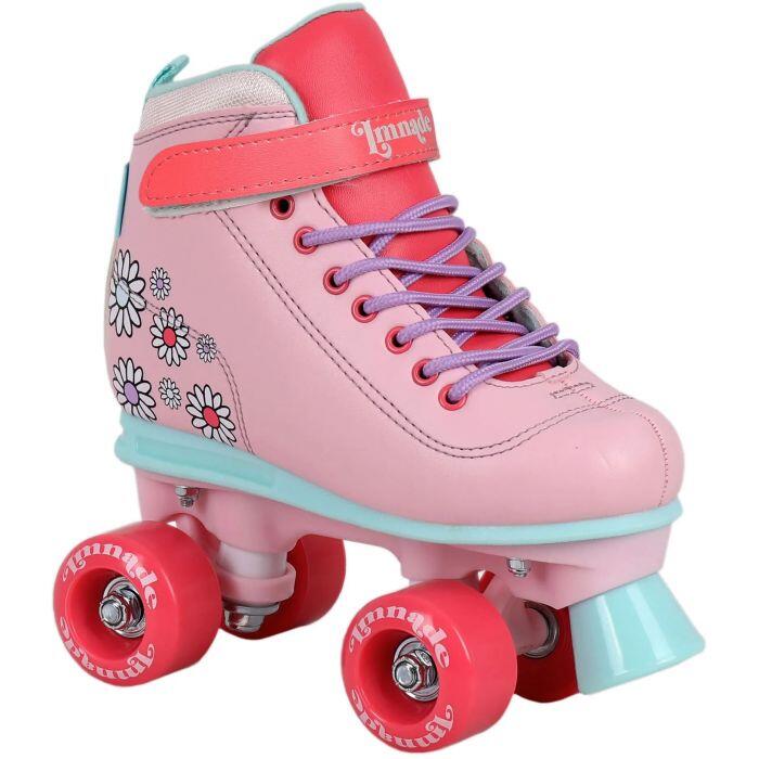 LMNADE Vibe Quad Skates - Pink Flowers 1/5