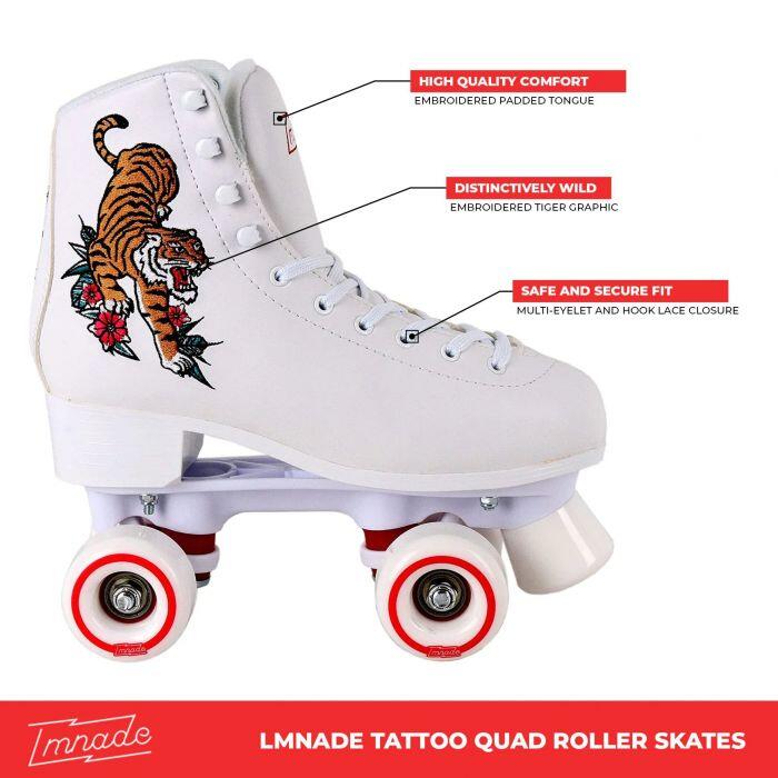 LMNADE Quad Roller Skates - Tattoo Tiger 2/5