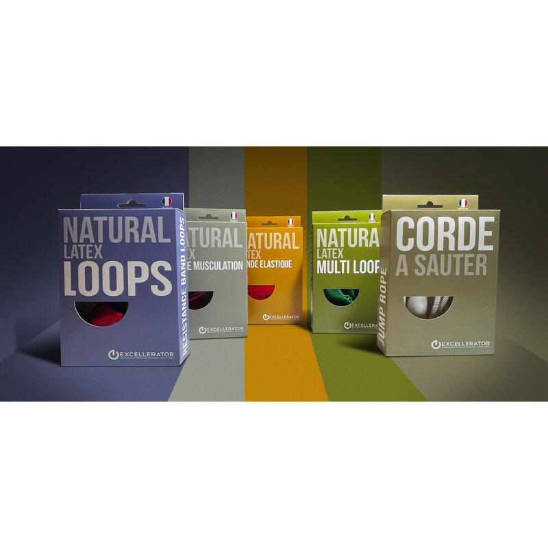 3 Mini-Bänder Loops Naturlatex