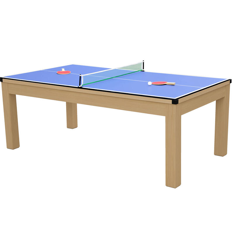 Table transformable Stan multi jeux 3 en 1