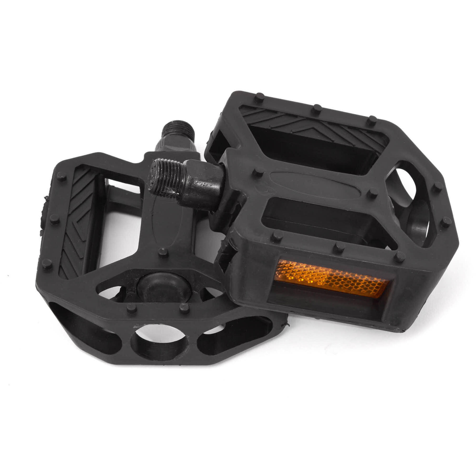 Pedały Bmx Czarne Pvc 9/16"  Khebikes