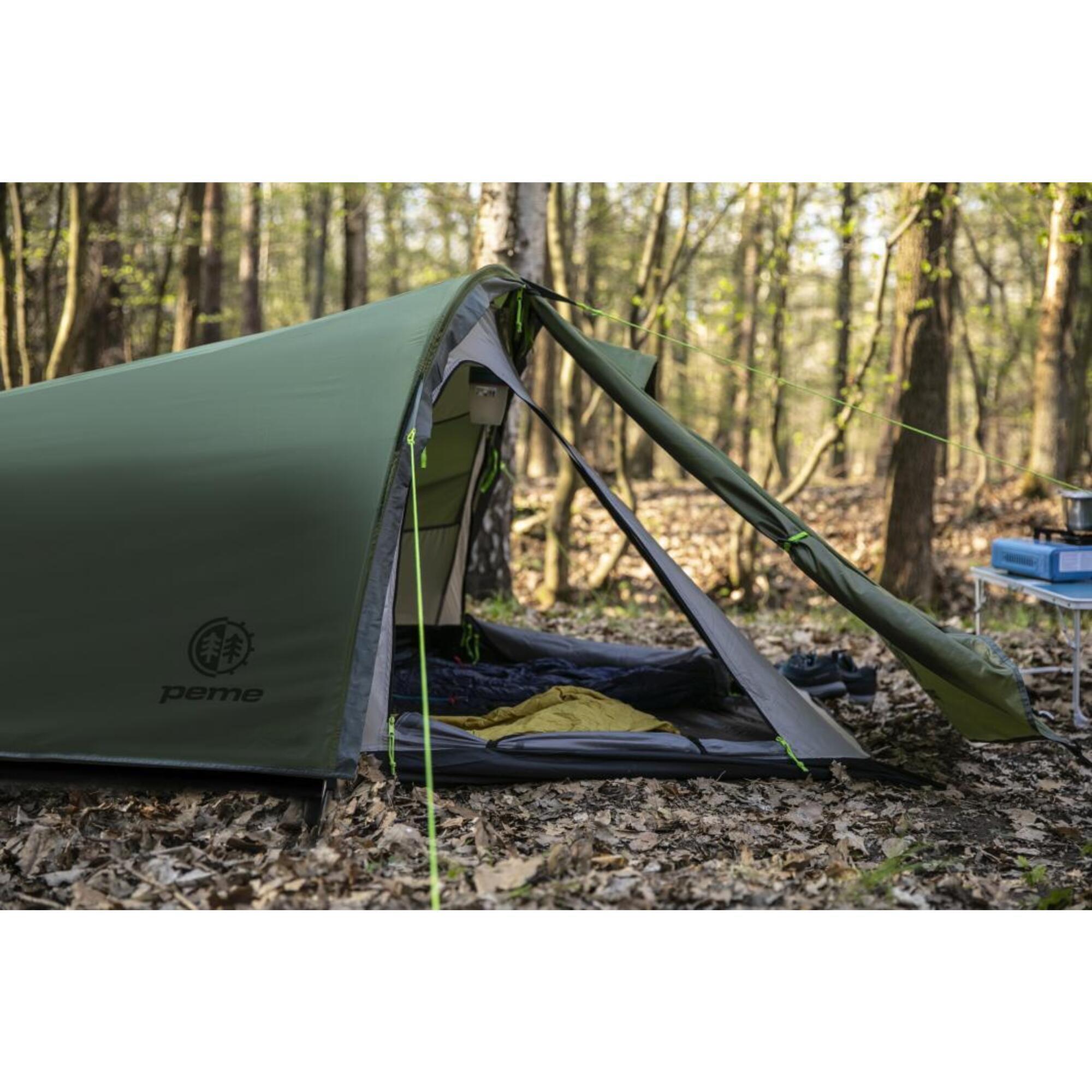 Tenda campeggio Peme Forest 2 persone tunnel 2.5 kg 4/8