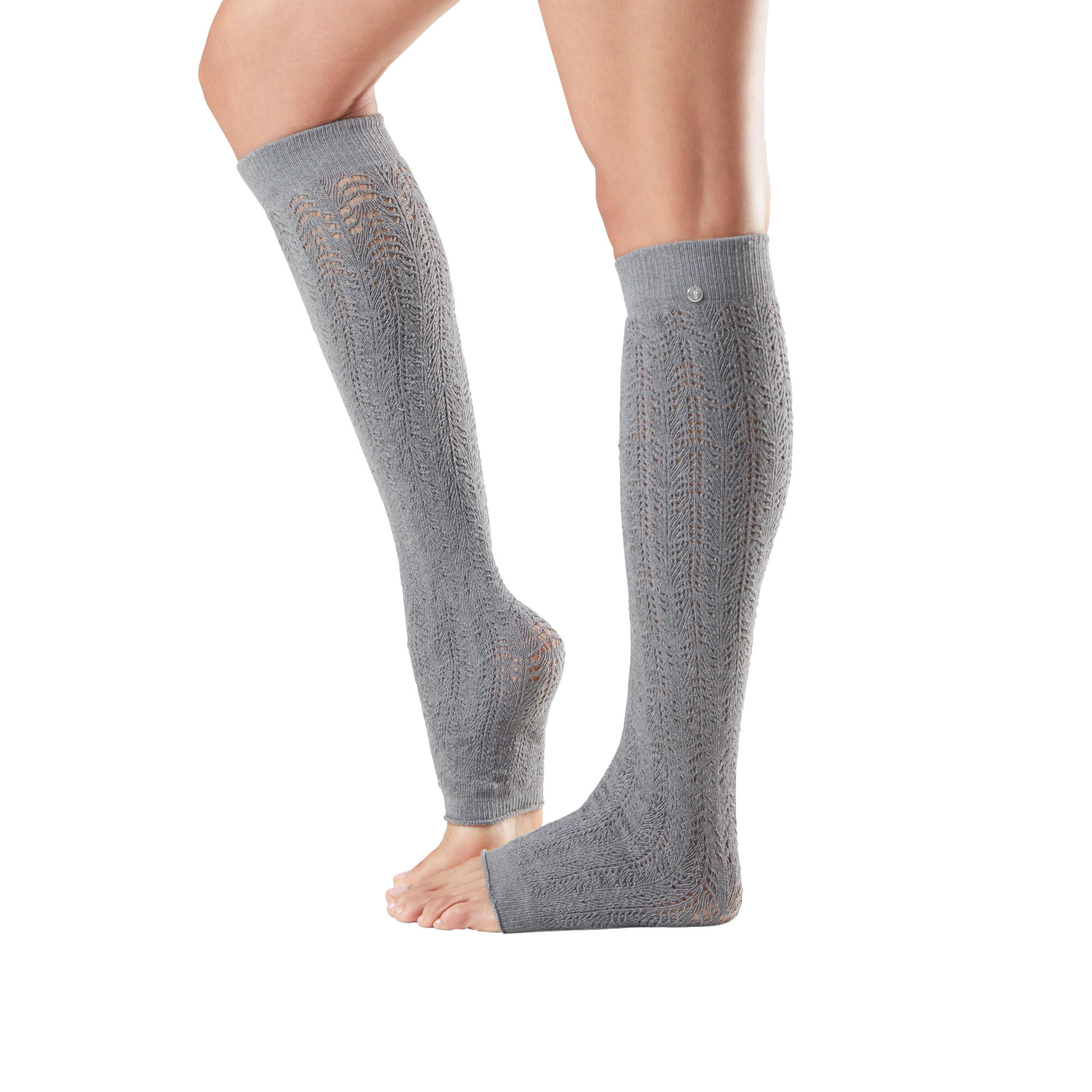 TOESOX Womens/Ladies Ava Dance Leg Warmers (Grey)