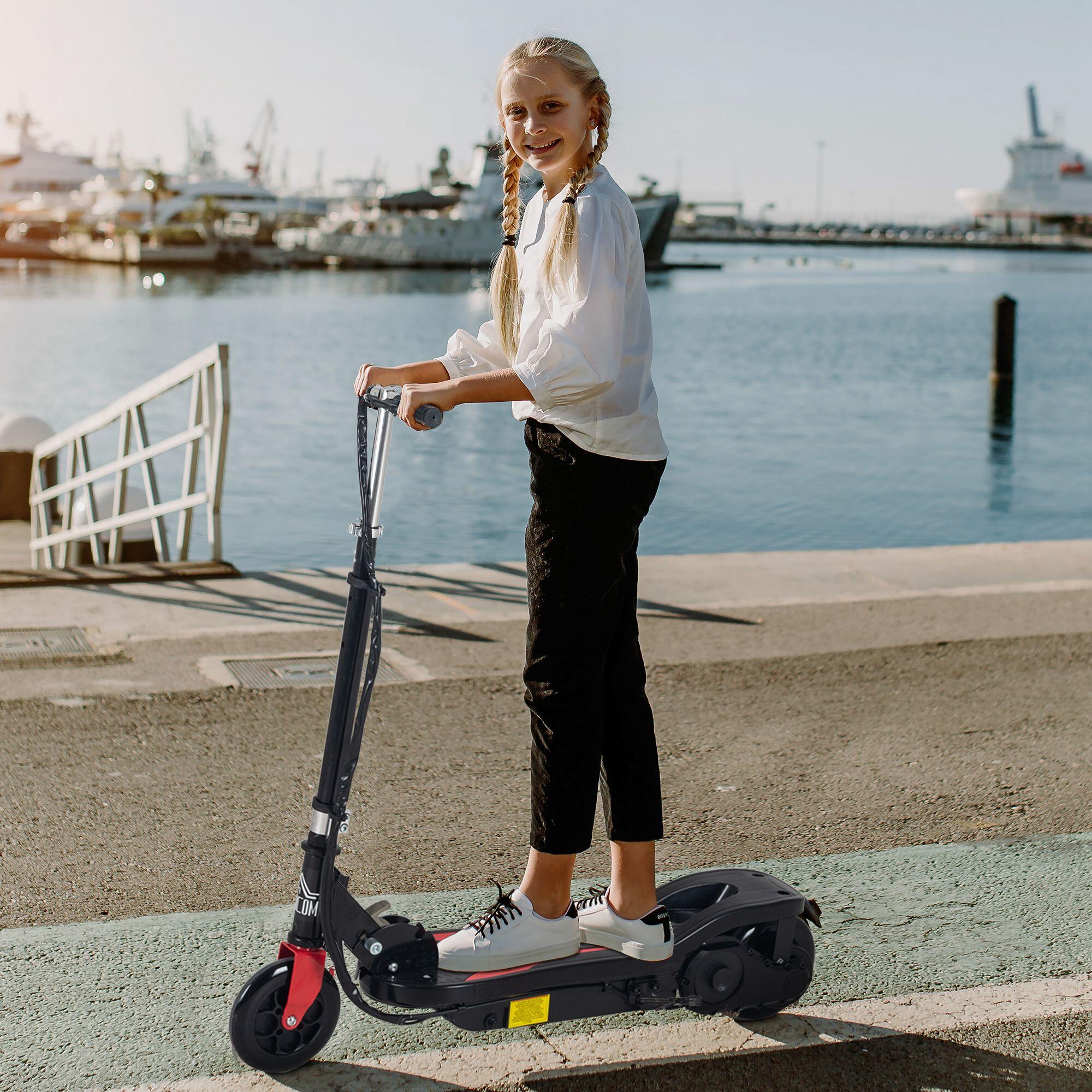 HOMCOM Monopattino Scooter Elettrico Pieghevole Altezza Regolabile 12km/h 2/3