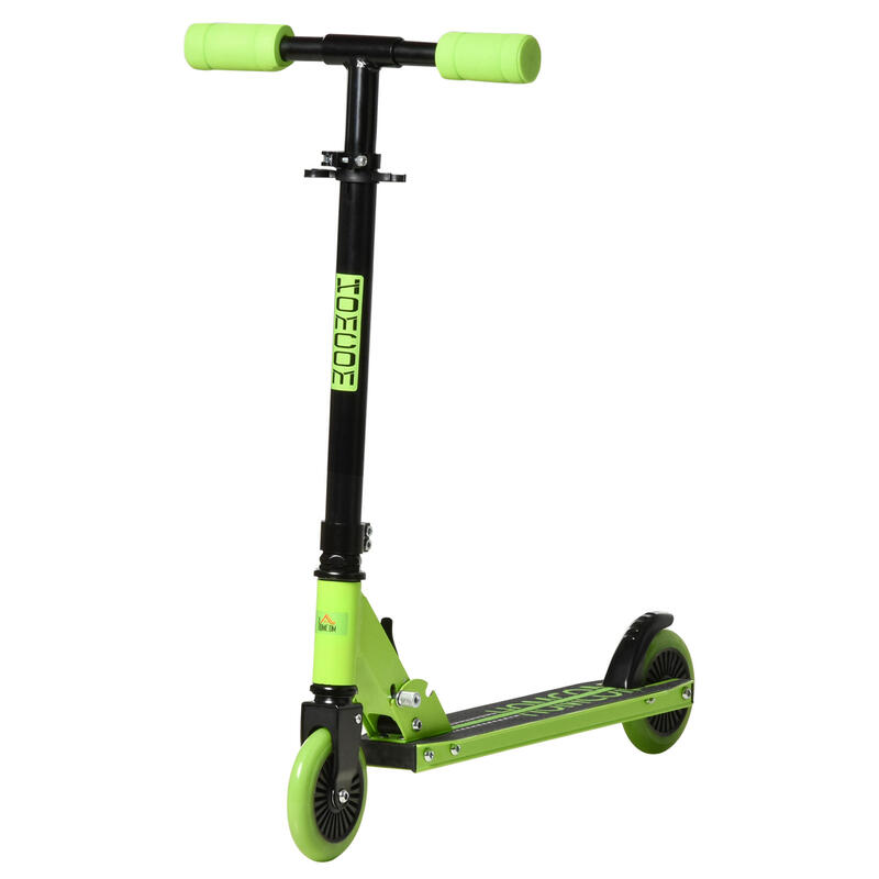 Trotinete para Crianças HOMCOM 67.7x34x89.5 cm Verde