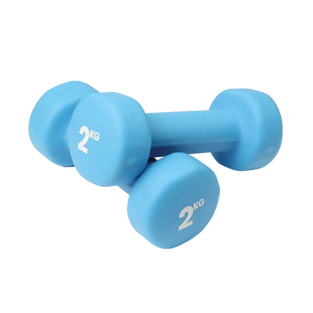 Fitness Mad Neoprene Dumbbell Weights 2kg 2/3