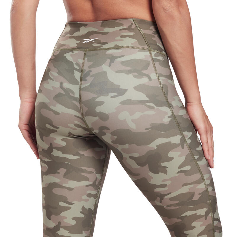 Mallas leggings de mujer Reebok Lux Bold Camo Print