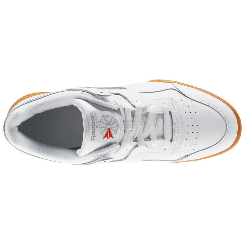 Baskets Reebok Classic Workout Plus, Blanc, Hommes