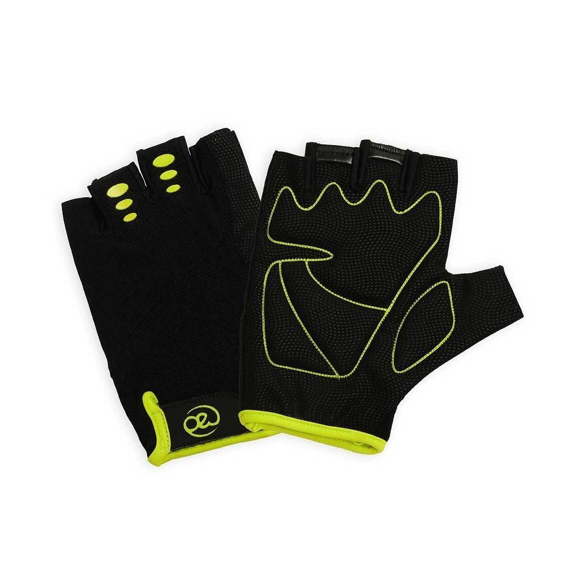 Mens Training Gloves (Black/Green) 1/4