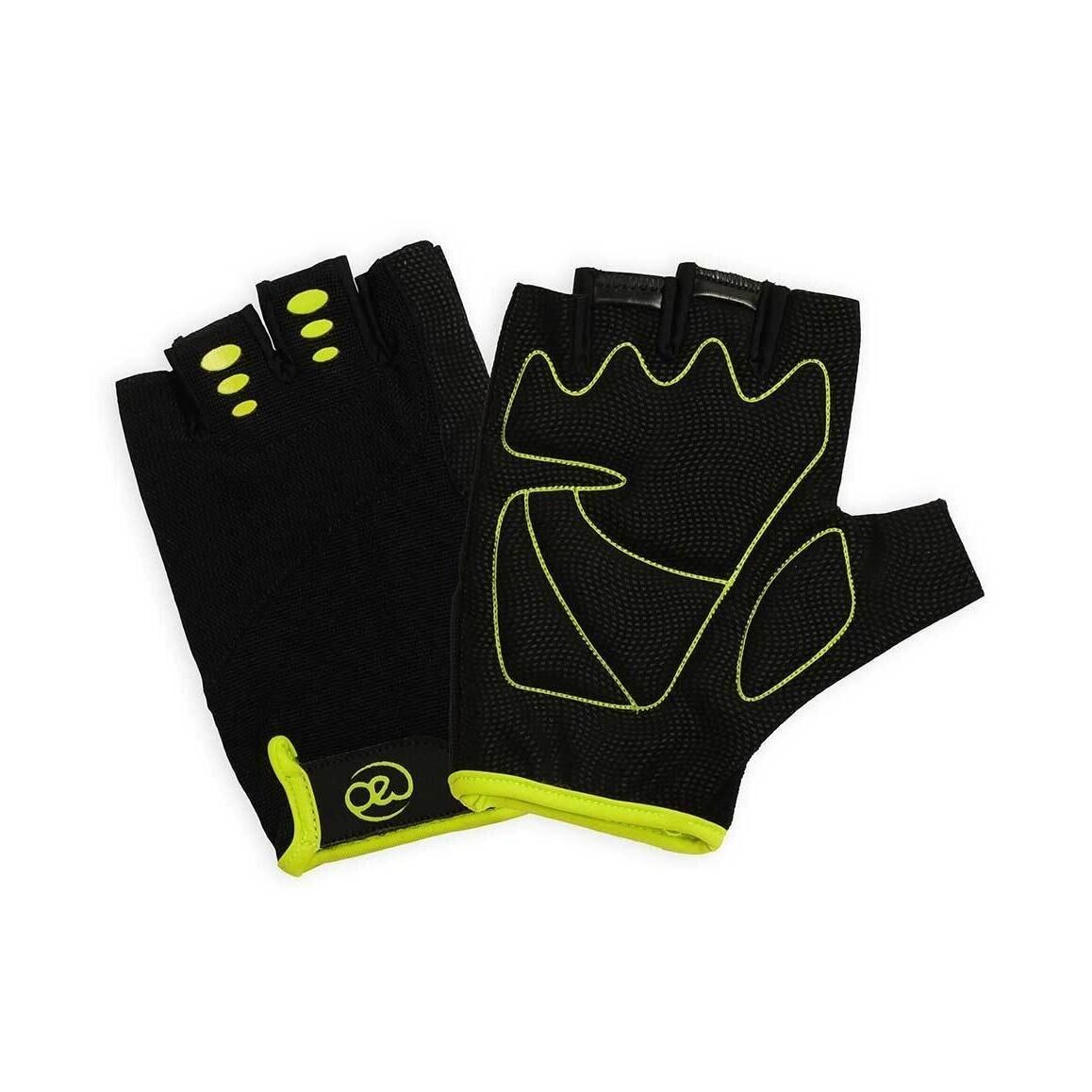 FITNESS-MAD Mens Training Gloves (Black/Green)