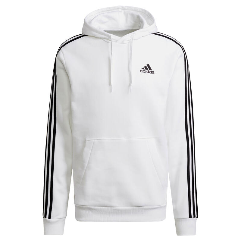 Sweat à Capuche Essentials 3-Stripes Blanc - GU2522