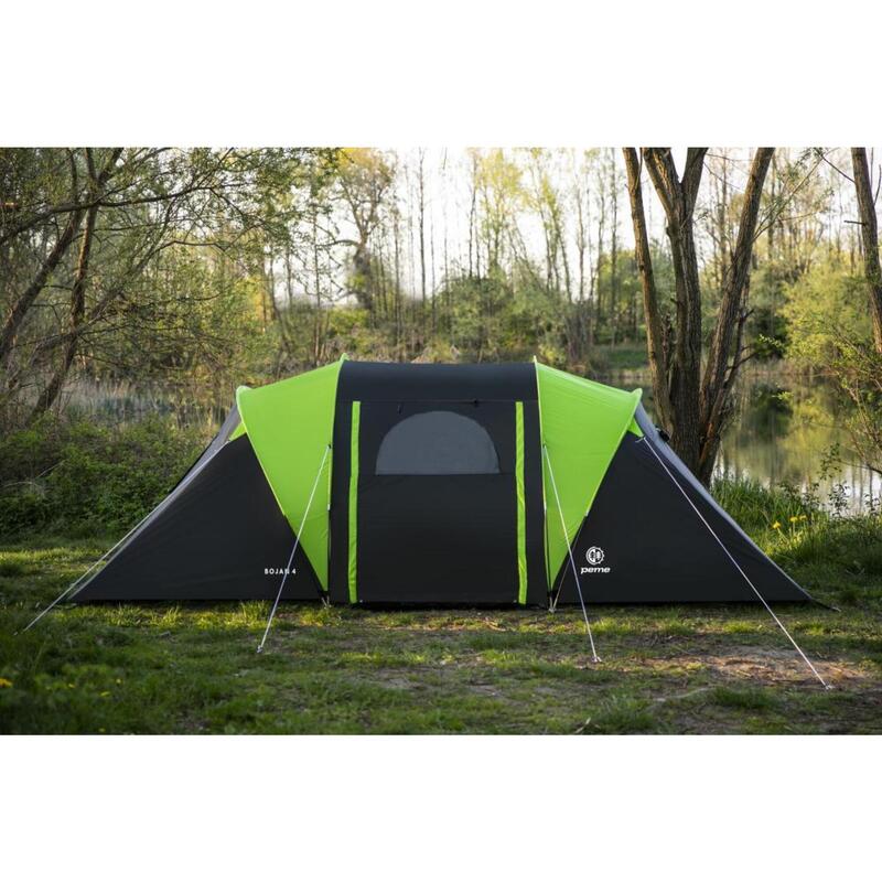 Tenda campeggio familiare Peme Bojan 4 persone con 2 camere