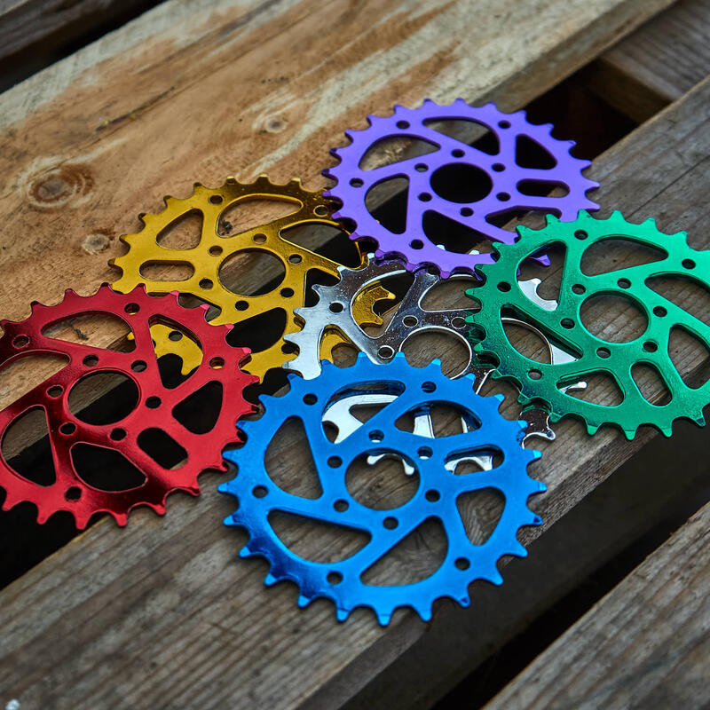 BMX CHAINRING MVP RED 25T KHEBIKES