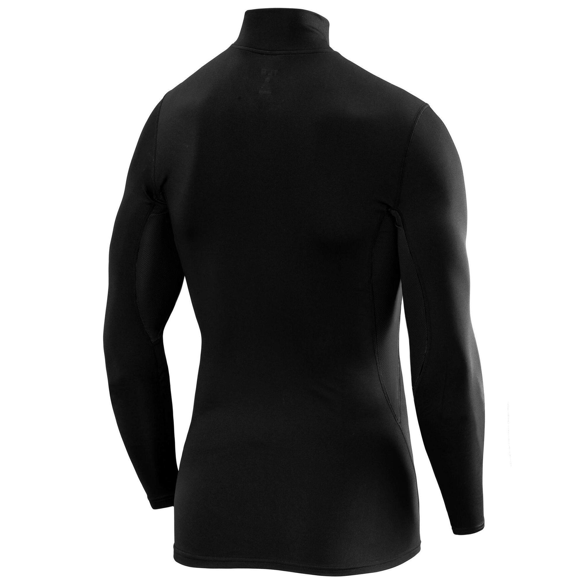 Boys' Super Thermal Base Sleeve Top - Mock - Black Stealth 2/5