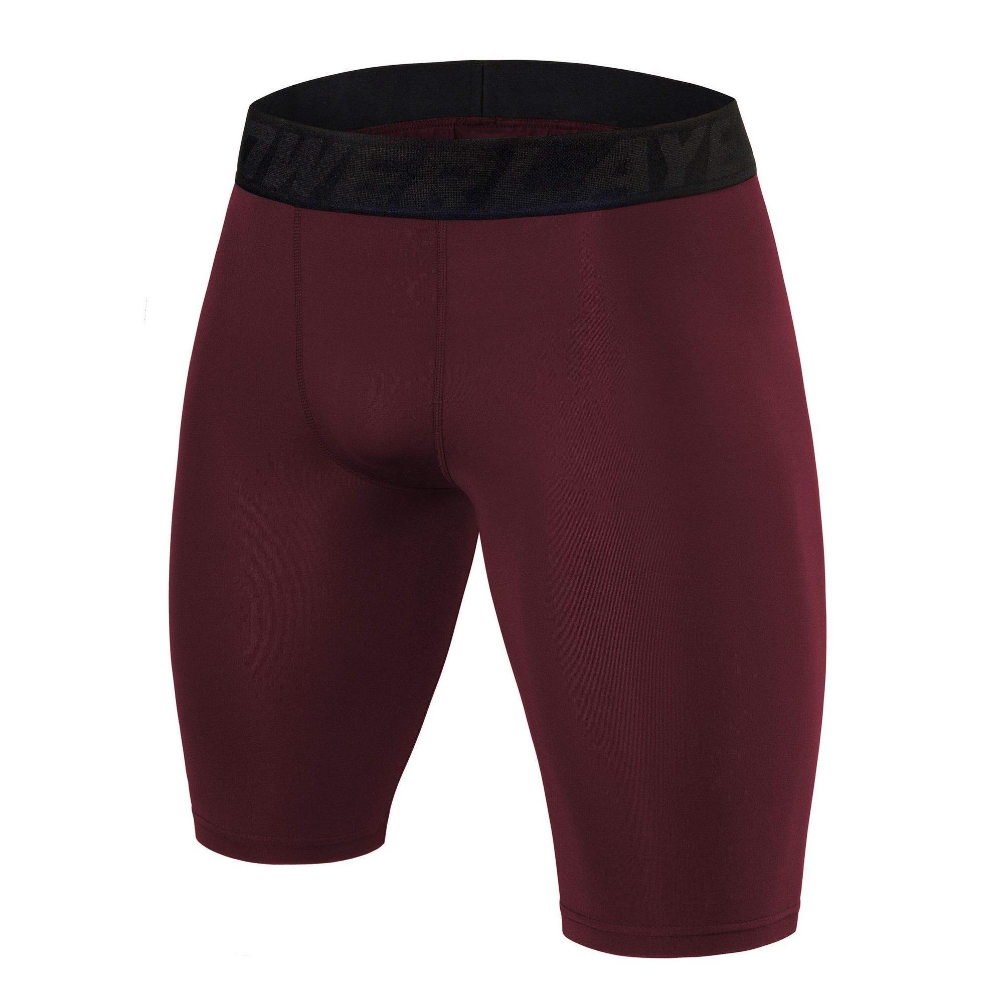POWERLAYER Herren Kompressionsshorts Langarm – atmungsaktive Basisschicht für jede Sportart