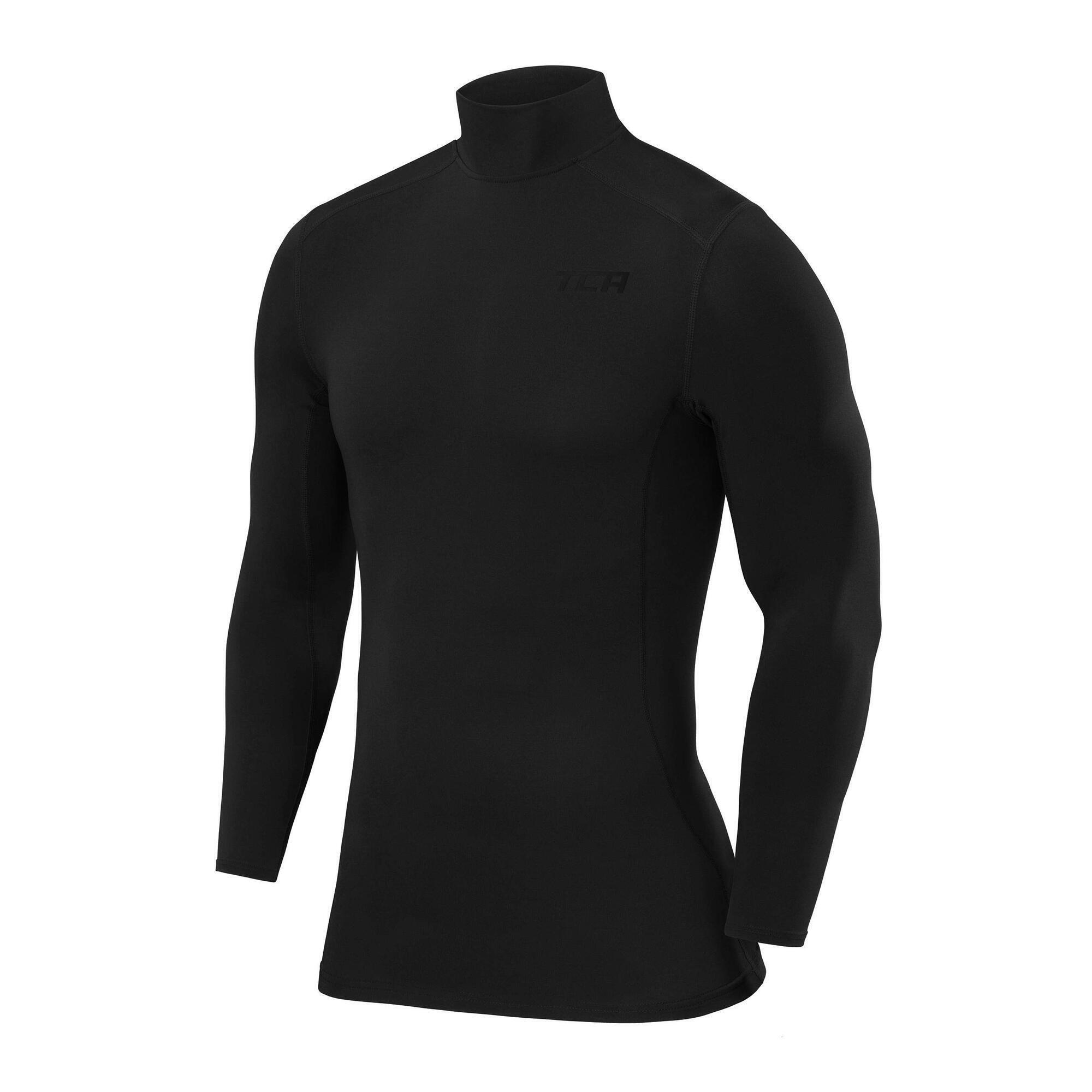 TCA Boys' Pro Performance Baselayer Long Sleeve Mock Neck Top