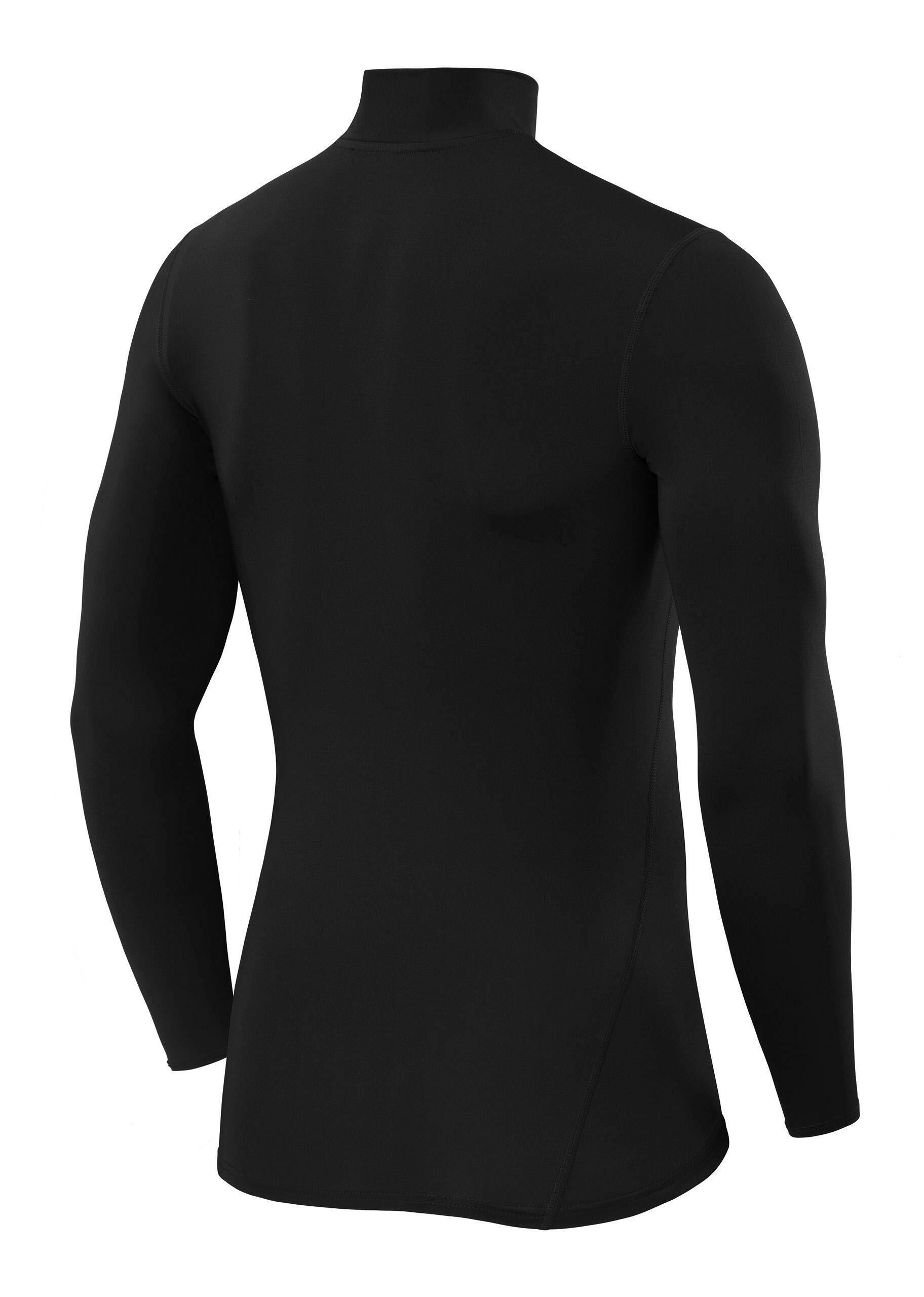 Men's Pro Performance Baselayer Long Sleeve Mock Neck Top 2/5