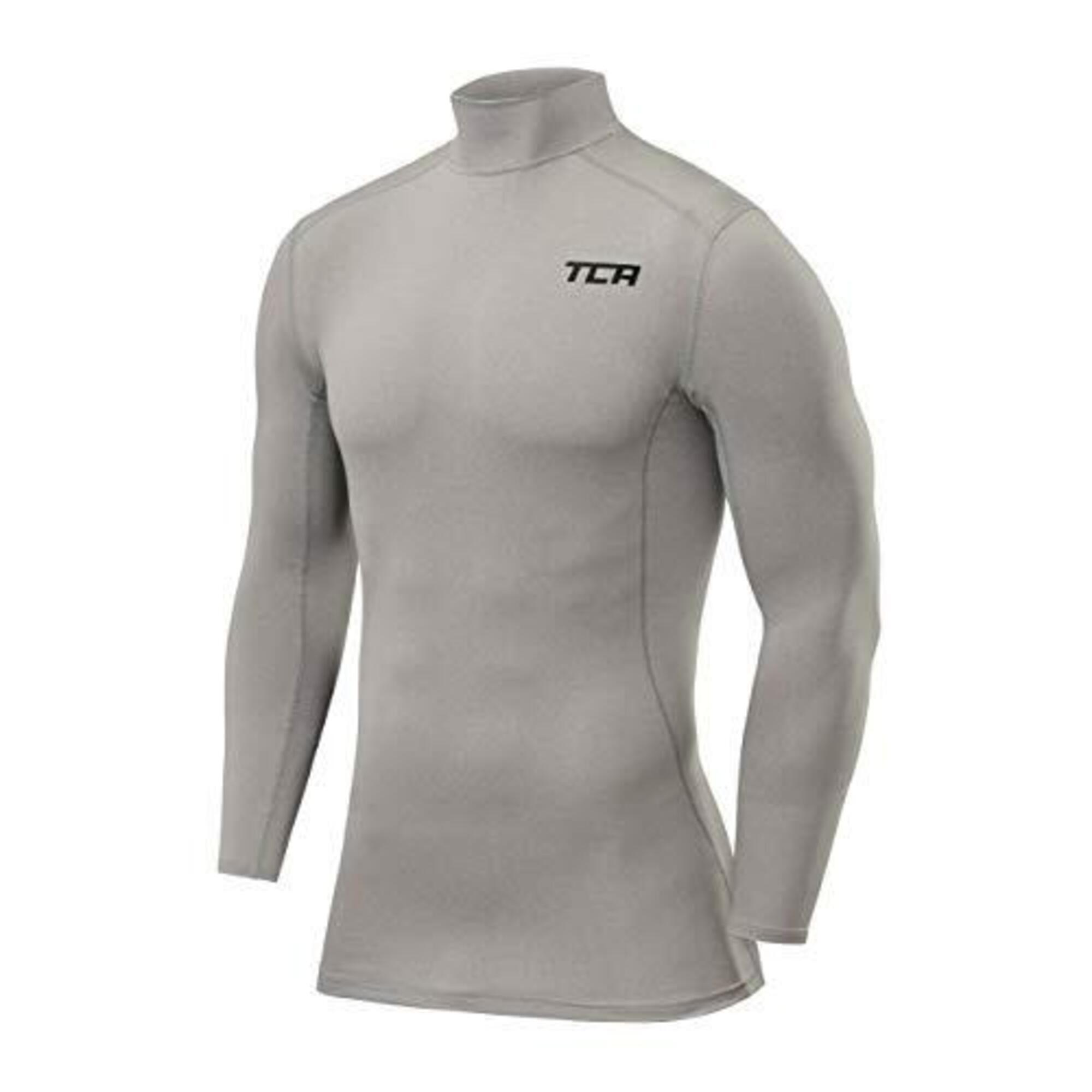 Men's Pro Performance Baselayer Long Sleeve Mock Neck Top 1/5