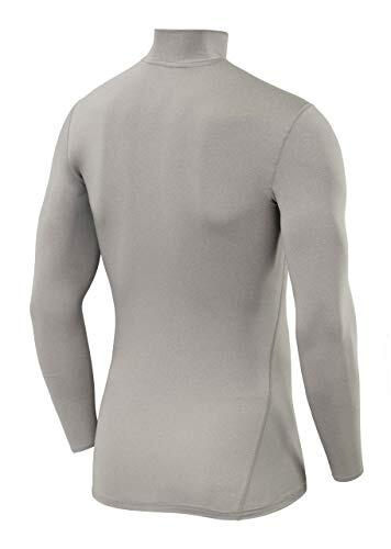 Men's Pro Performance Baselayer Long Sleeve Mock Neck Top 2/5