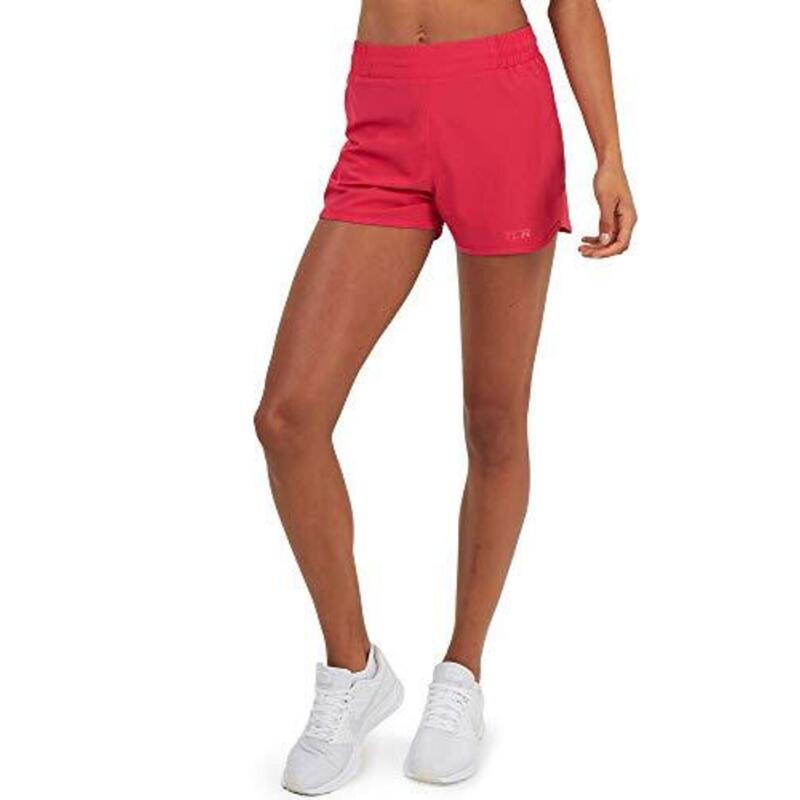 Motion Pantalon Cortos de Running con Bolsillo con Cremallera para Mujer