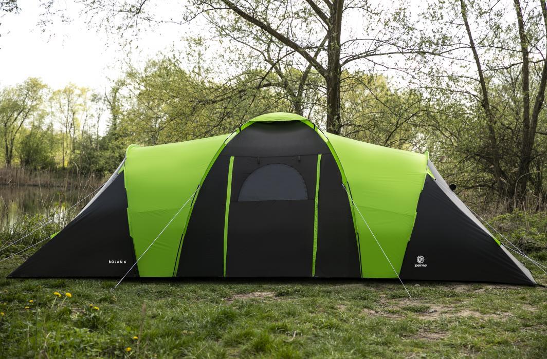 Tente de camping familiale Peme Bojan 6 personnes 2 chambres 3/8